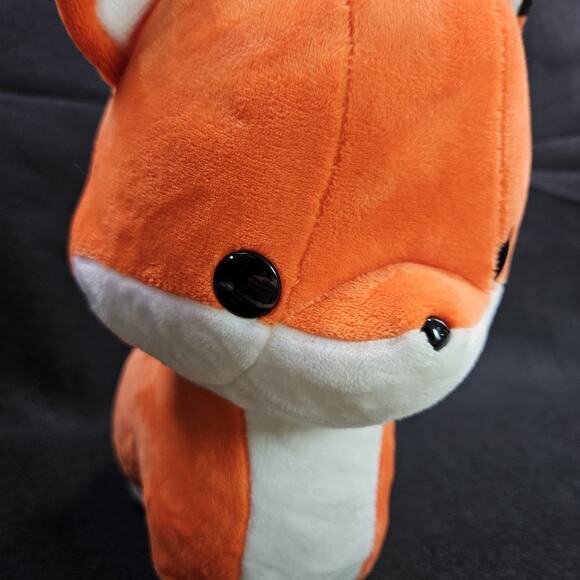 Bellzi Foxxi Orange Fox Plush 12" Kawaii Stuffed Animal Allergen Free Christmas - Picture 7 of 16
